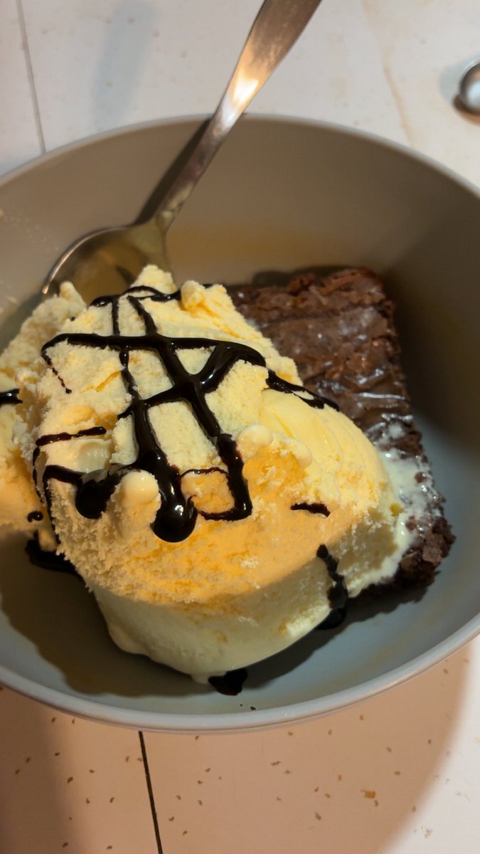 Lasagna &amp; Brownie A La Mode, our Valentine Weekend dinner✨ <a href="/Steven_Stroud_P/">Steven Stroud</a>