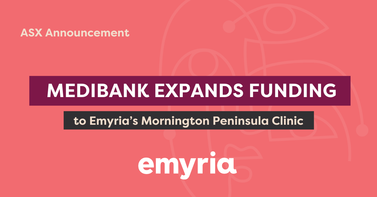 emyriaglobal's tweet photo. Emyria has announced that Medibank has expanded its funding agreement to support screened and eligible customers accessing Emyria’s Empax programs at the Company’s new Mornington Peninsula clinic in Victoria. Read the ASX release: https://t.co/oX1dTQsnVw  $EMD https://t.co/cAajV3xxX0