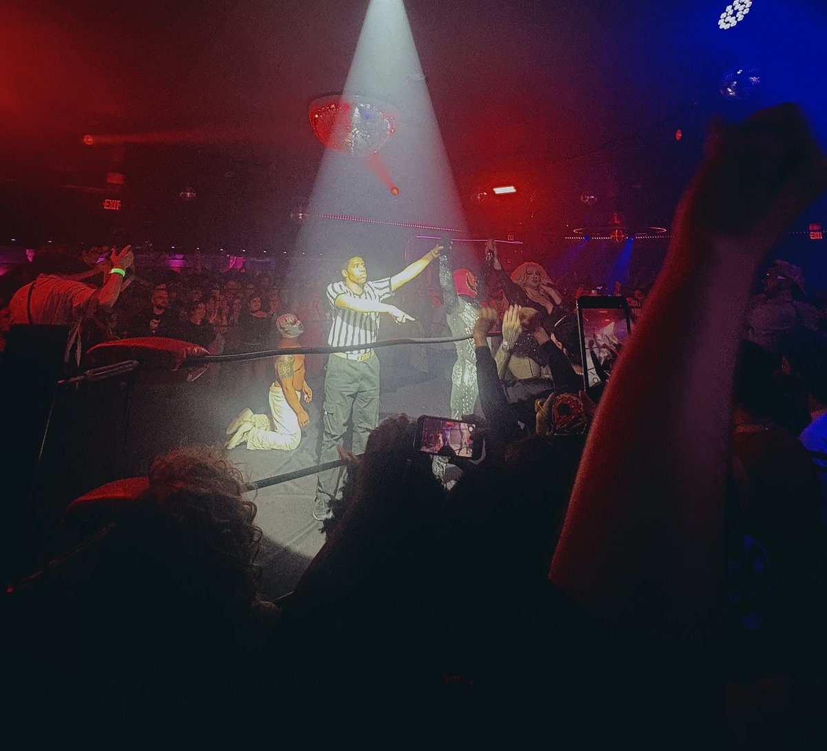 LGBTQwrestling's tweet photo. #VDay2026 RESULTS
•Gay Mysterio def. El Conquistador 
•Goodie def. Sister Mercy
•Junior def. Novela Papi [Oil Wrestling]
•Sassie Lefay def. Miss Miette &amp; Dutch Baby in an Evening Gown Match
•Coco Mousse def. The Boy Diva to become the New A Matter of Pride World Champion! https://t.co/nsutb3MnZ2