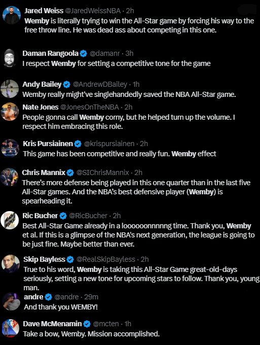 Losing stings in the moment, but tonight felt bigger than that for Victor Wembanyama.