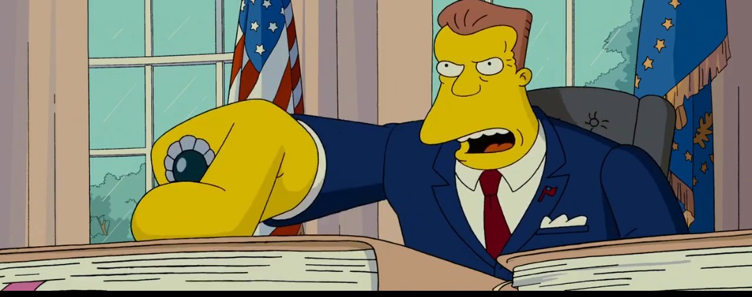 - He reducido sus referencias de los Simpson a 6 posibilidades, todas causarán quejas.

- Eligo la 3

- ¿Pero esa es de la película?

- Cree la cuenta para referenciar, no para maratonear, ¡Número 3!