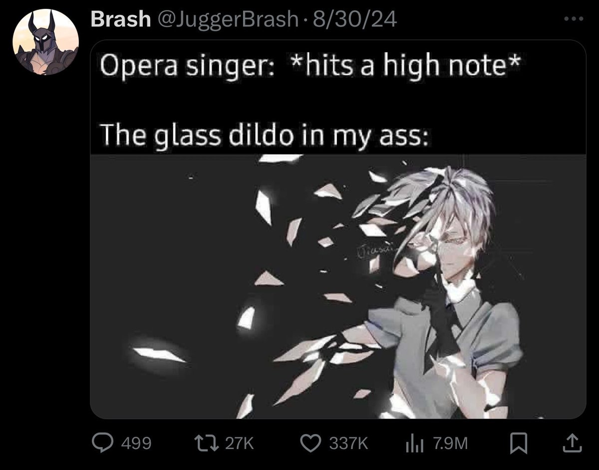 AlmightyBrash's tweet image. Every once in a while, someone likes this tweet and I get struck by the thunder of shame