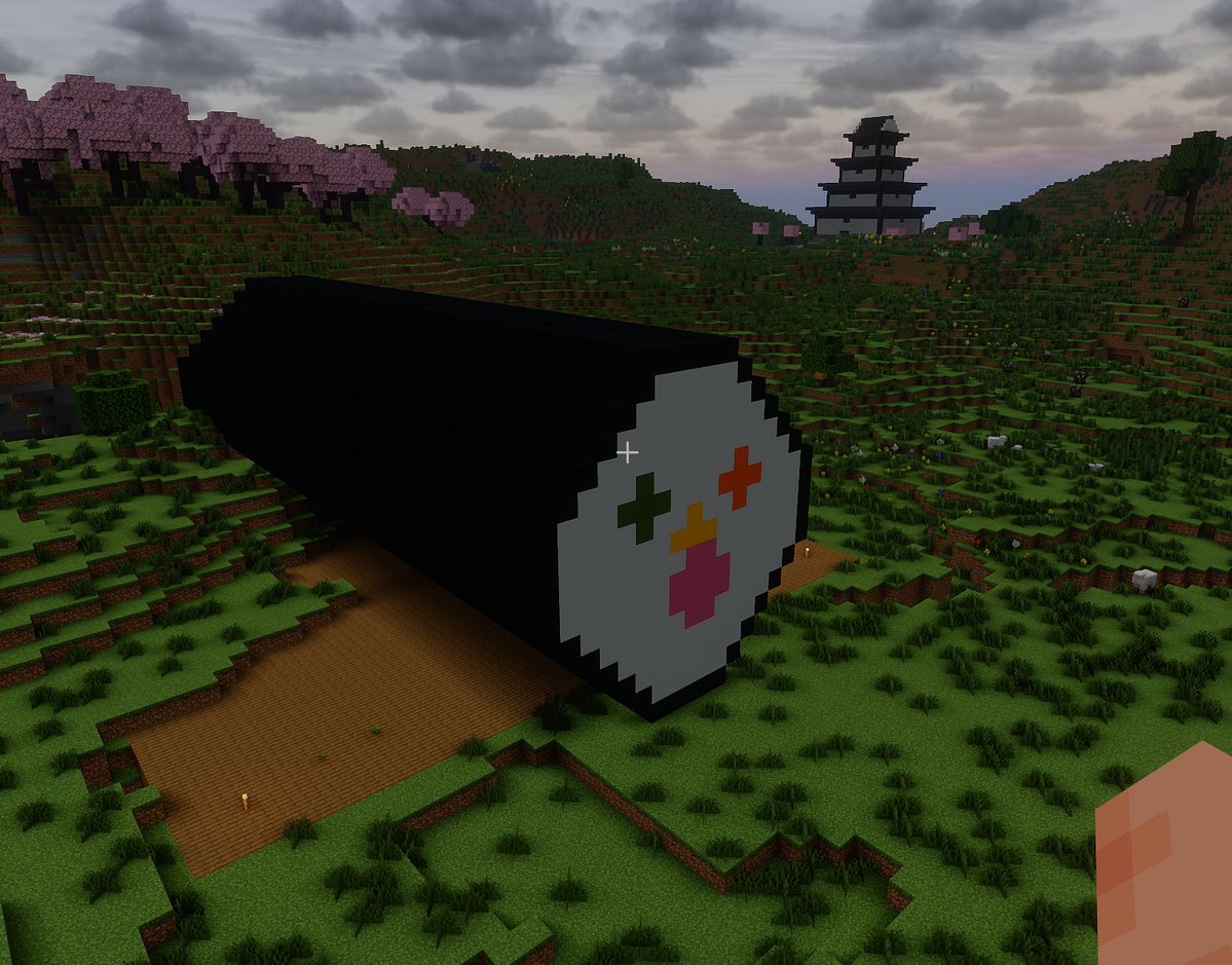 A giant gimbap! 🧑‍🍳 

We are not limited to structures. String a couple of these together and build theme parks or obstacle courses or, well, giant structures of food. Do whatever you want!