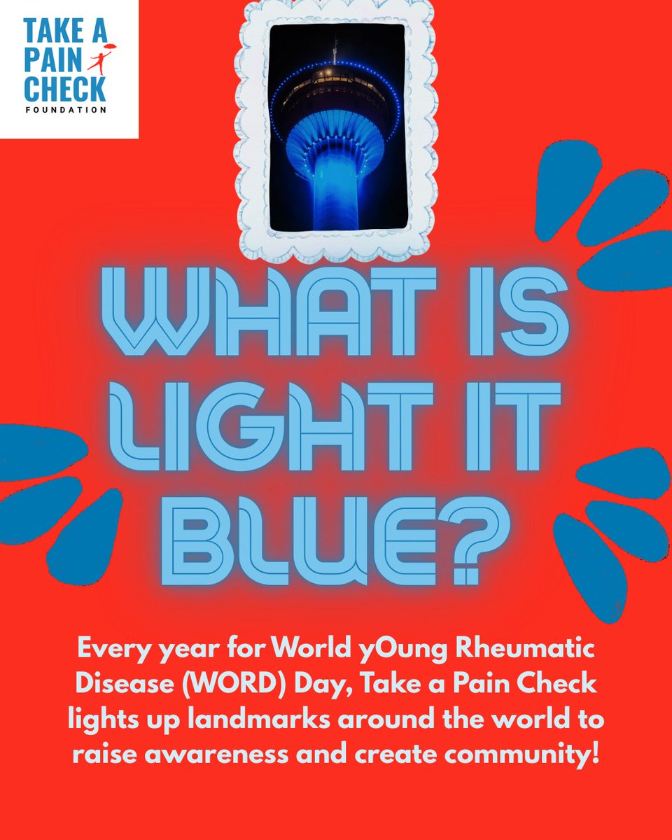takeapaincheck's tweet photo. This movement is about visibility, connection, and reminding young people that they are never alone. 💙
Stay tuned… landmark dates are dropping soon! 👀✨ #LightItBlue #WORDDay #TakeAPainCheck #TAPC #RheumaticDisease #Awareness #ChronicIllness #chronicillnesscommunity #Blue https://t.co/6SwRGs5e2d