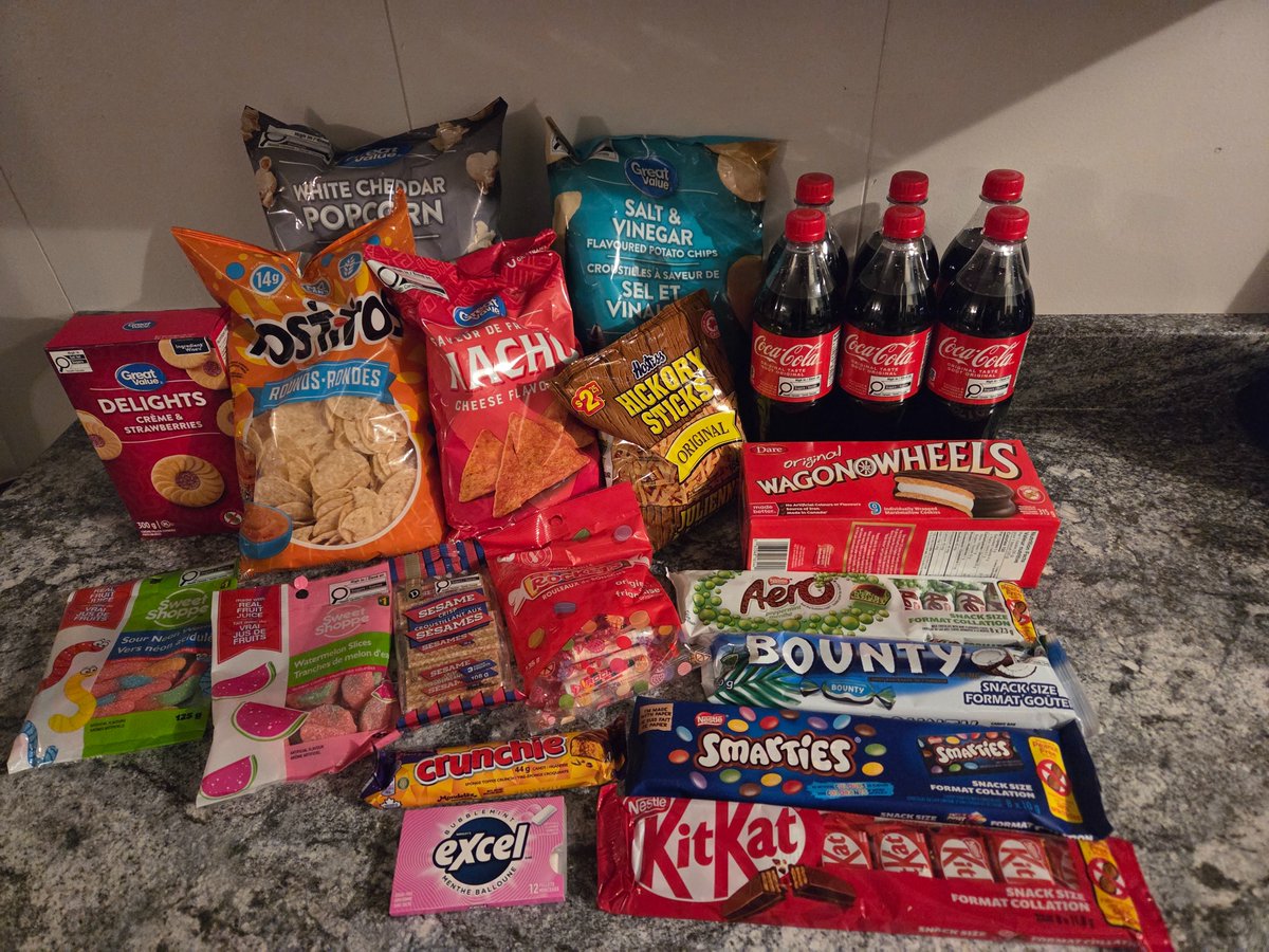 So I said I bought some junk food. 
This is what I got 🙂
What do think?