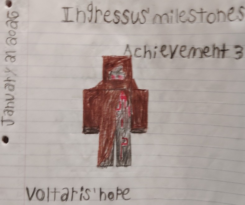 Deltheus123's tweet photo. Some of my ideas for if Ingressus ever get into blockbound with the first 3 being achievement 1-3 and the last being a rough moveset concept with him being a guardian type survivor do to lore (please @Xoaterz consider him he cool)working on full concept
#Blockbound #Songsofwar https://t.co/bQ9O2SaXzR