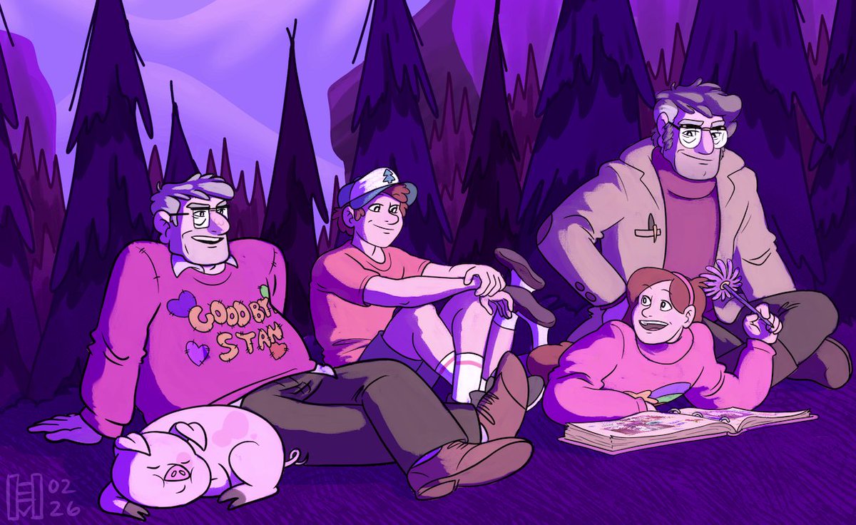 Happy 10th Anniversary to the Gravity Falls finale! #GravityFalls #Gravityfallsfanart