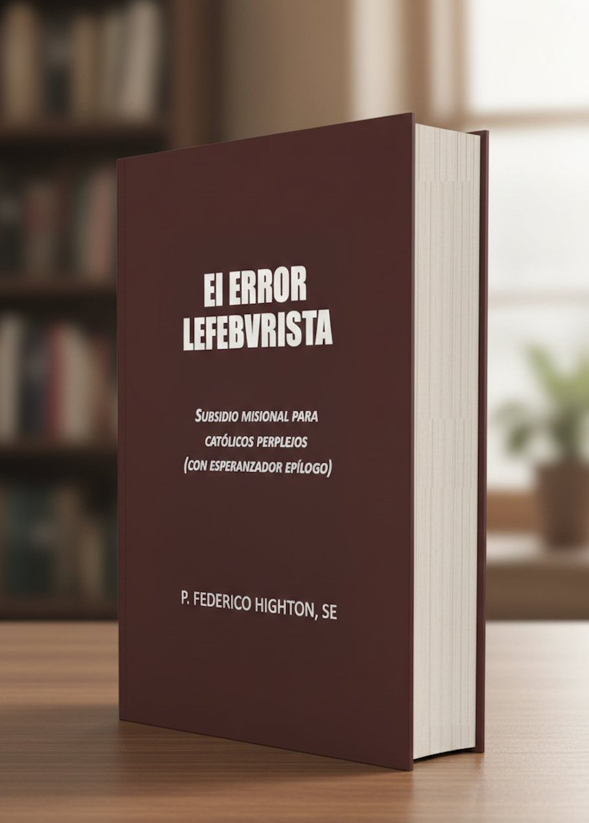 Publicado exactamente hace un año, un libro que ahora puede servir para comprender el tema de la Fraternidad Sacerdotal San Pío X del <a href="/PadreFedericoSE/">Padre Federico</a> 
En Amazon: a.co/d/09A9ArO7

------

ÍNDICE

Introducción 7
Finalidad y destinatarios 7
Enfoque del trabajo 13
Una