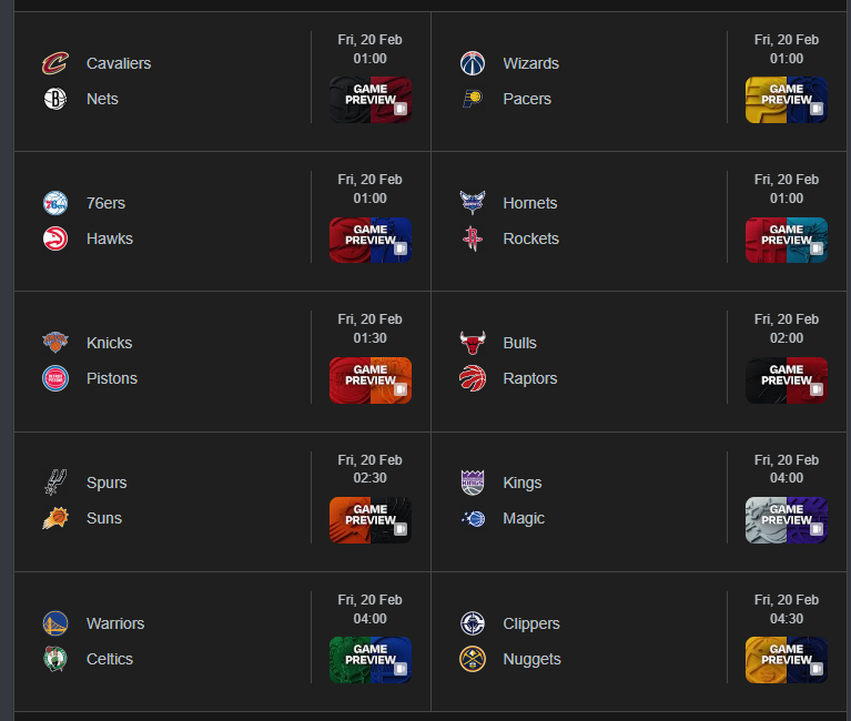 All Star Break feels like forever but we got a loaded first day when the league starts back up 🤑🏀

Let me know who you'd take in some of these matchups along with your <a href="/shufflecom/">Shuffle.com</a> username below and I'll make some parlays. If we hit I'll share some of the love 🥰