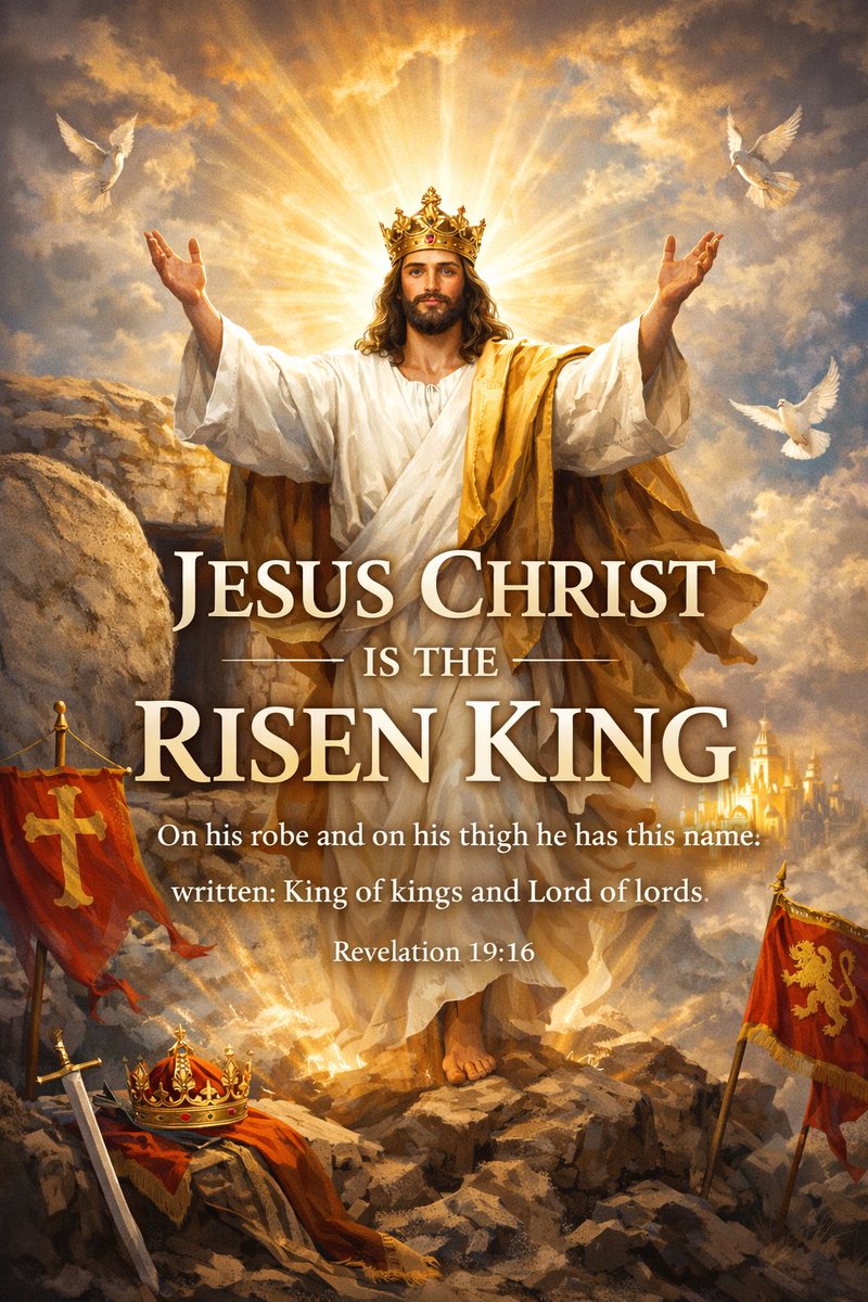 Coachjv_'s tweet image. Jesus Christ is the Risen King!
