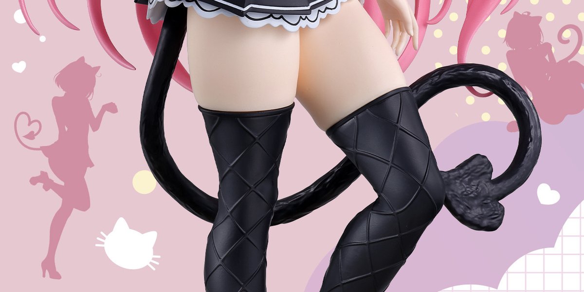 BANPRE_PZ's tweet image. 💗🐈猫モチーフのキュートな新コンセプト🐈💗

遅ればせながら、タップすると縦になるやつです！
新シリーズ 『にゃーるずこれくしょん』 から
To LOVEる-とらぶる-ダークネスのキャラクター達が続々登場予定！

#ねこの日 #猫の日 #toloveru_d #BANPRESTO