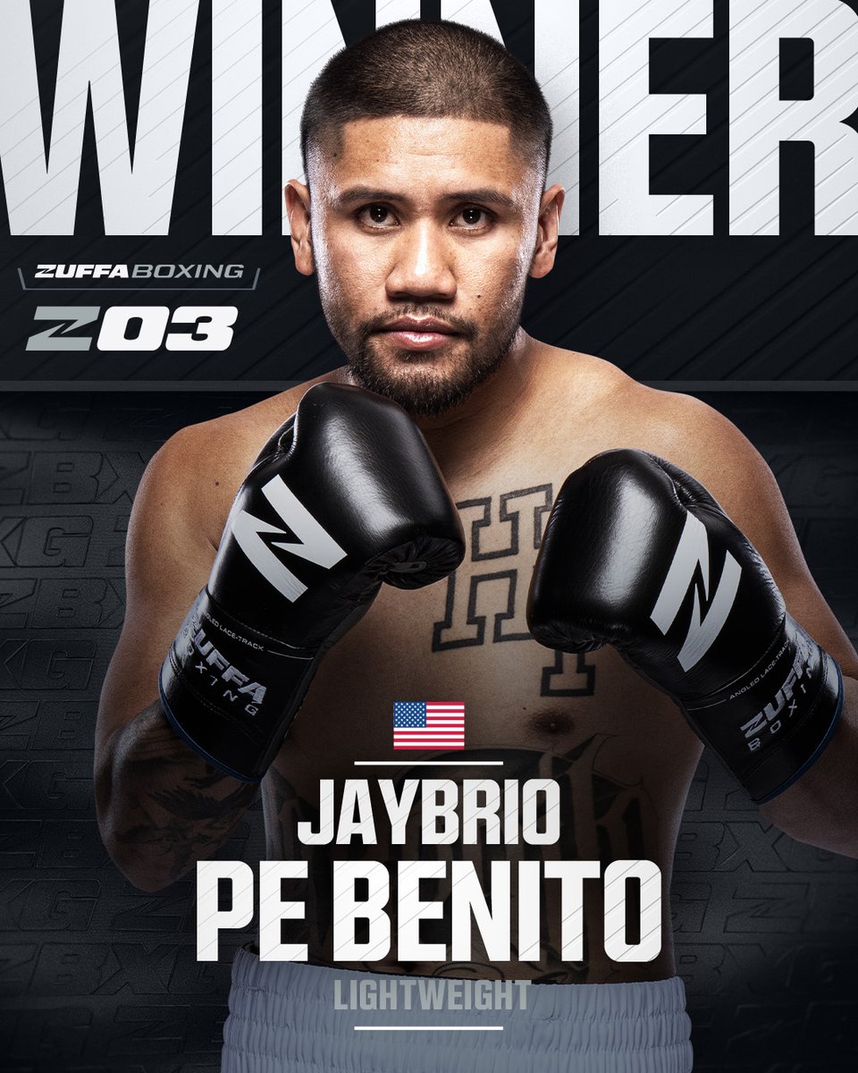 It's Official ... Pe Benito is STAYING UNDEFEATED 

#ZuffaBoxing03 LIVE NOW on @ParamountPlus