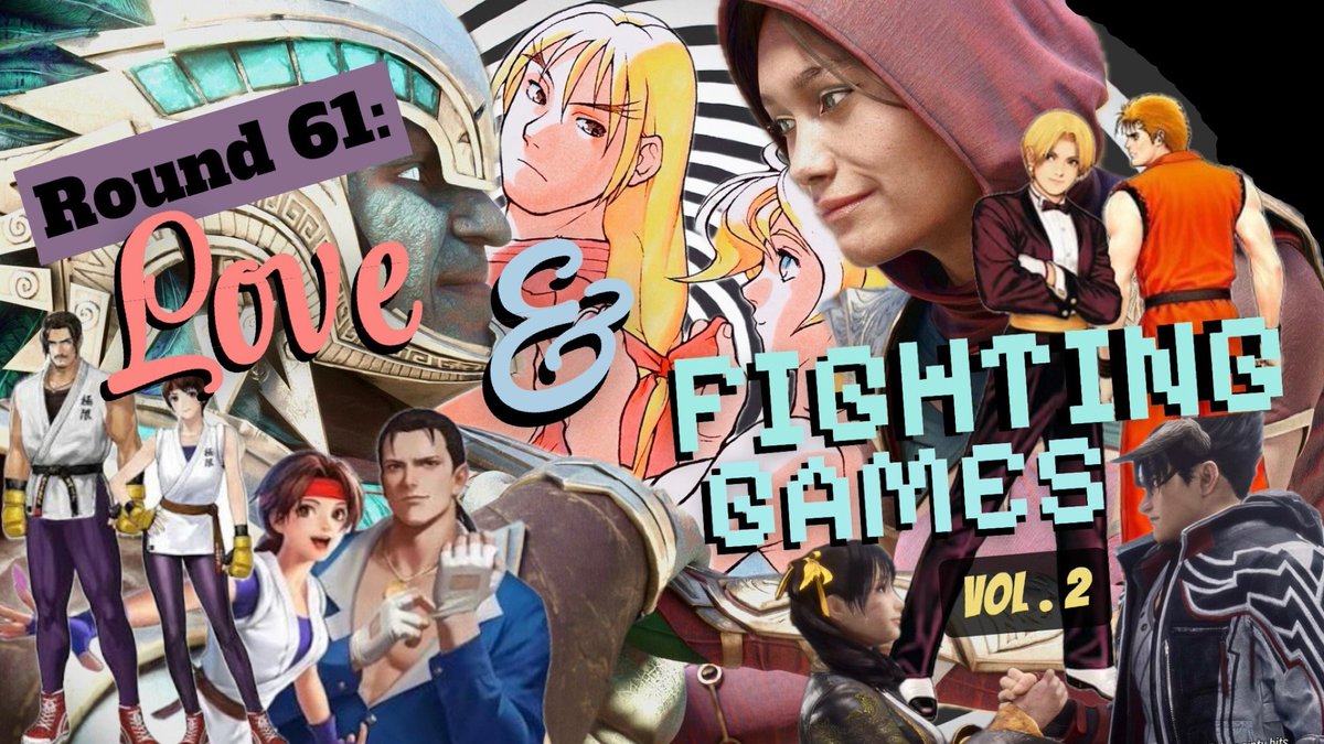 WakeUpThreeFGC's tweet photo. We're celebrating 5 more of our favorite couples in Love &amp; Fighting Games, vol 2! Did your favorite FG couple make it in? Listen to Round 61 now! 
🔗⬇️ https://t.co/oyeJAnJVf1