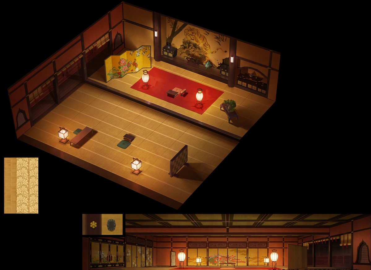 📍鳳仙の部屋

豪華絢爛な装飾と、広大な空間。

畳の縁と細部まで洗練された美術で
屋敷の壮大さを表現しています🏮

『#新劇場版銀魂 -吉原大炎上-』大ヒット公開中🔥
#gintama #新銀魂大炎上祭