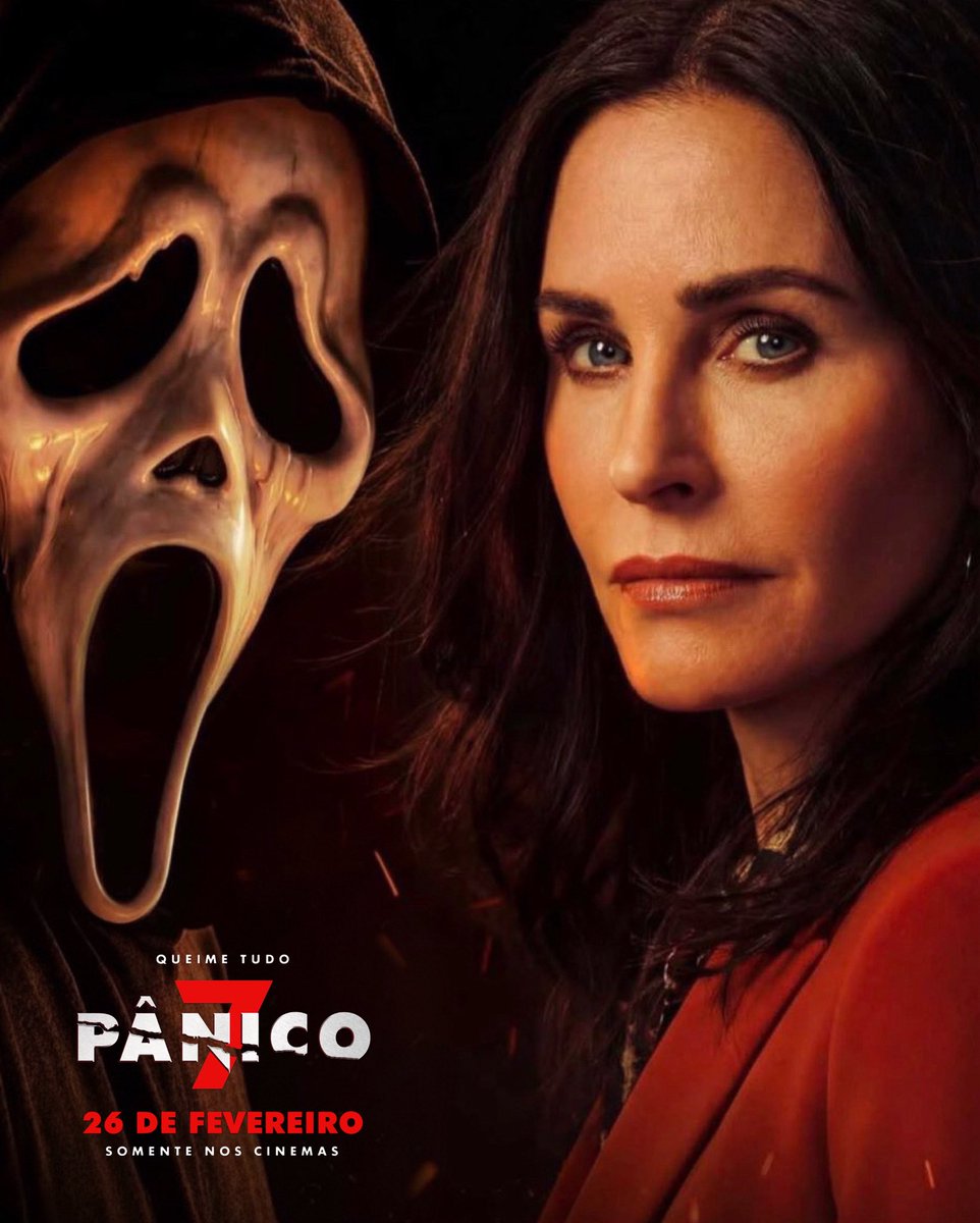 qgscream's tweet image. 🚨 FINAL GIRLS! Pôsteres individuais de Sidney Prescott e Gale Weathers em Pânico 7.