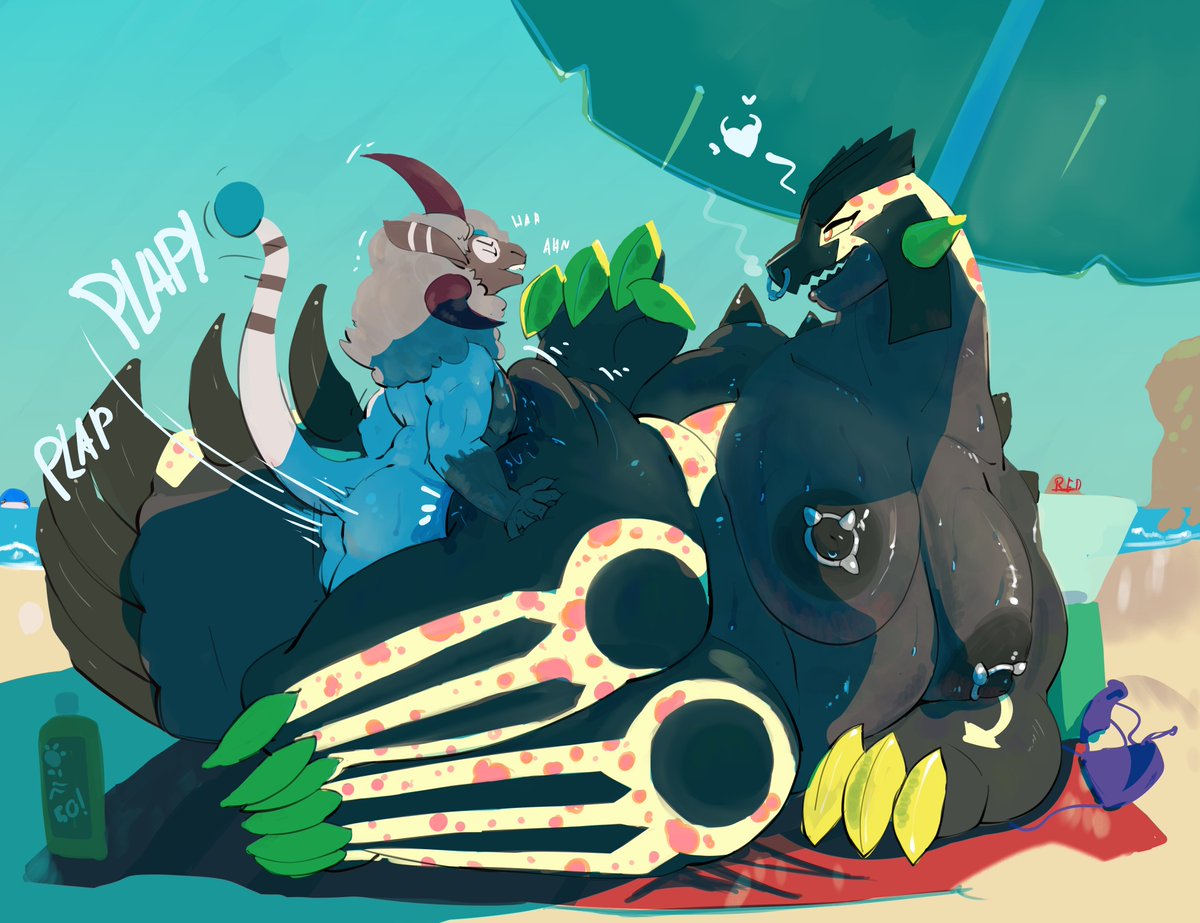 Unrestrained summer fun~

Full render comm for <a href="/CSVertifier/">🐐</a> !