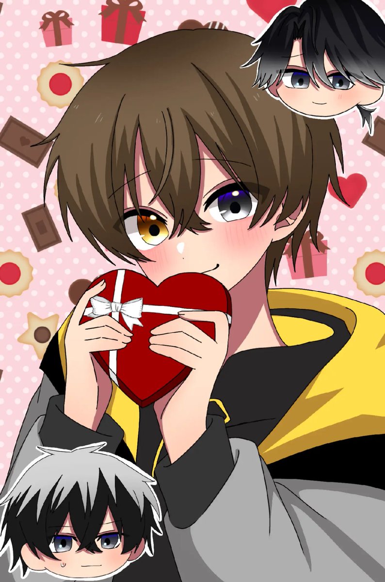 noakunn11's tweet photo. 2月14日バレンタイン🍫
 #ハンドレFA   #皇千ト https://t.co/Lo5kxbxRuU