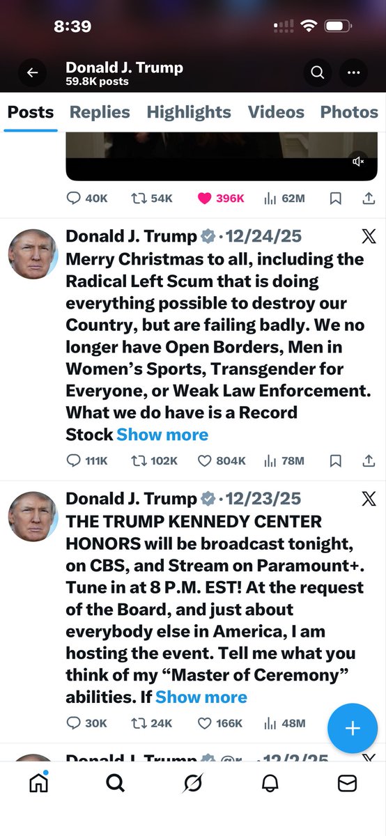 Fraimr8's tweet photo. Same as the @jk_rowling  post, the @realDonaldTrump “like” disappears as well. Of course the Obama post still shows the like, even now. https://t.co/YWZJlzG114