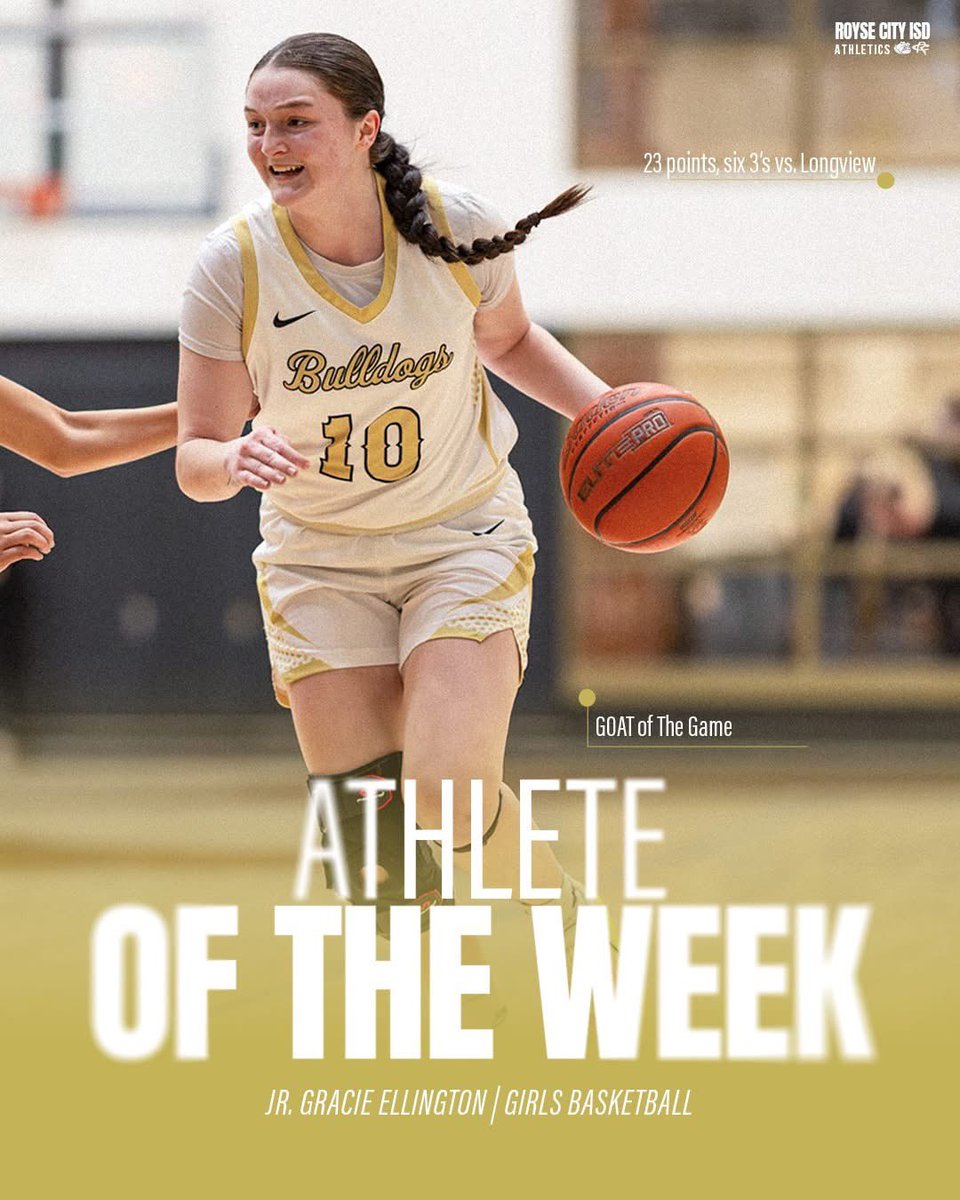 RCISDAthletics's tweet photo. Congrats to this week’s voted 𝐀𝐭𝐡𝐥𝐞𝐭𝐞 𝐨𝐟 𝐭𝐡𝐞 𝐖𝐞𝐞𝐤, Gracie Ellington! Girls basketball receives another nod, but this one just feels a little more special. 🥹

#oneRC https://t.co/ABGbSHRkQe