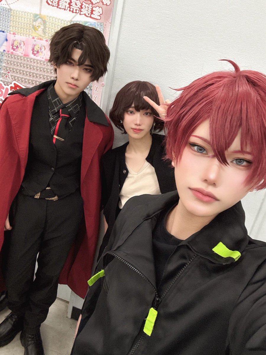 イケメン2人引き連れた美女♡ 絶対会いたかったので突撃できて良かった