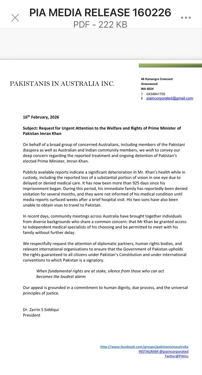 Pakistanis In Aust. tweet media