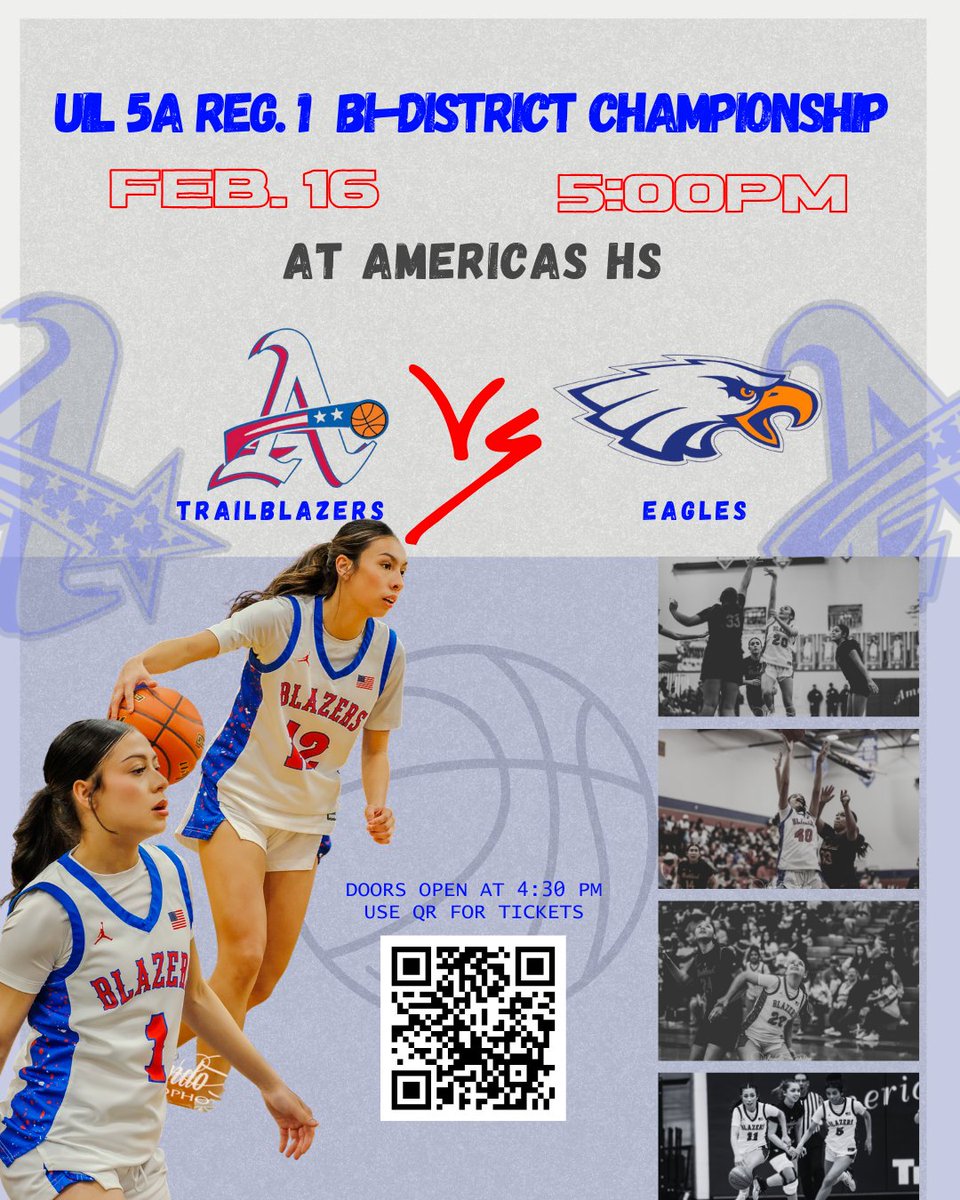 blazerhoops_AHS's tweet photo. It’s win-or-go-home! ❤️🤍💙🏀
All the work. All the sacrifice. All for this moment. Blazer Nation, we need you loud from warm-ups to the final buzzer! See you in the gym!
#BlazerHoops #RiseAbove #EAT
@Americas_HS https://t.co/eXEPL32Qku