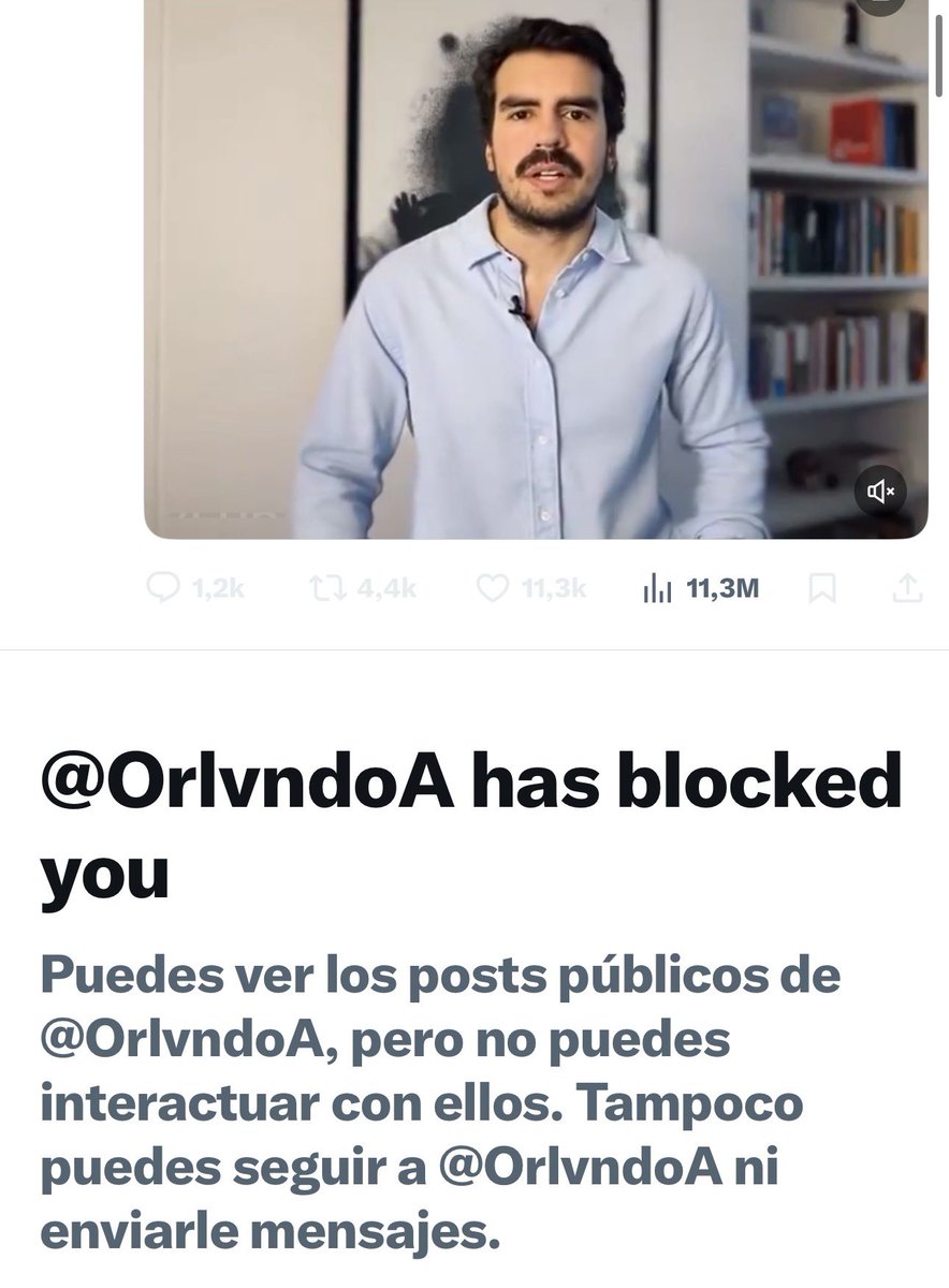🔥 Última hora: 

Me bloqueó este tipo que se hace llamar periodista. 
Cobarde <a href="/OrlvndoA/">Orlando Avendaño</a>