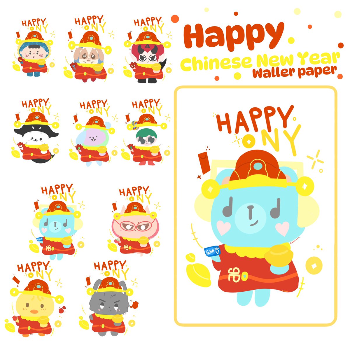 Happy Chinese New Year🧧✨💰
With GMM Buddies

 #TOMAFOX #JAIDEE #JUMMO #AVOCEAN #POLCASAN #WESLEY #PERMPOON #PAODY #DOMIIA