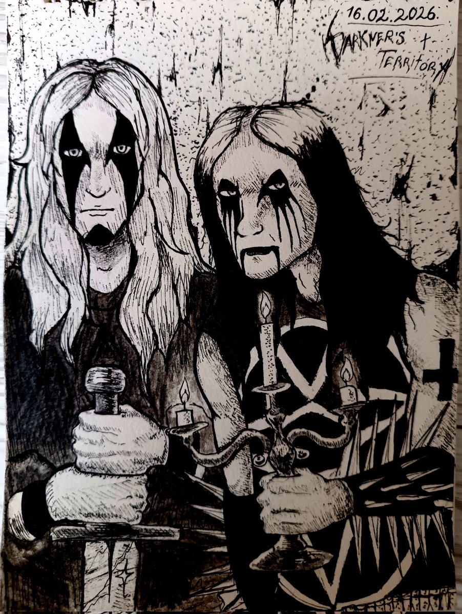 "Ragnar and Jarkko" 2026. Traditional drawing. #fystwt #foryousatan