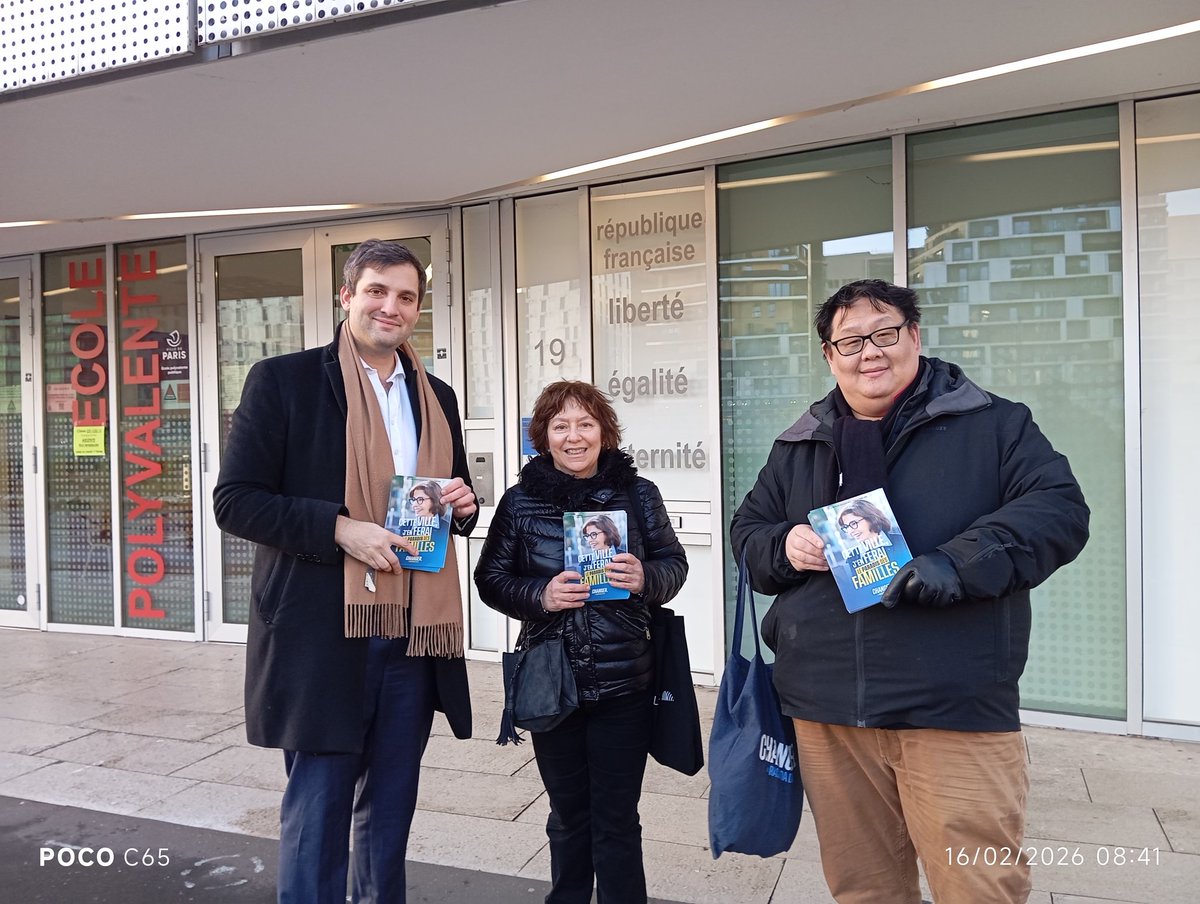 chang_hua's tweet photo. 🟠🟢 Bel accueil pour ce matin #ParisVaChanger en mieux avec @datirachida & @jb_olivier 🧑🧑🧒😡🏭
🚸 #Rassemblement @LRepublicains75 @paris_udi @MoDem_Paris et Indépendants du #SocleCommun #Paris13 @13acoeur #JeVoteUtile @PourDati2026 et #ChangerParis
📢🚜📬🫶🚀🚀🚀🗳️
💙♥️ https://t.co/AmzUrKgunz