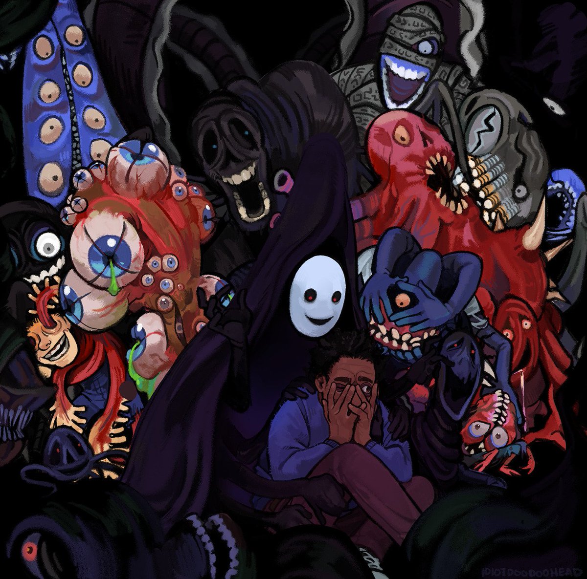 idiotdoodoohead's tweet image. #LOOKOUTSIDE MY FRIENDSS :)