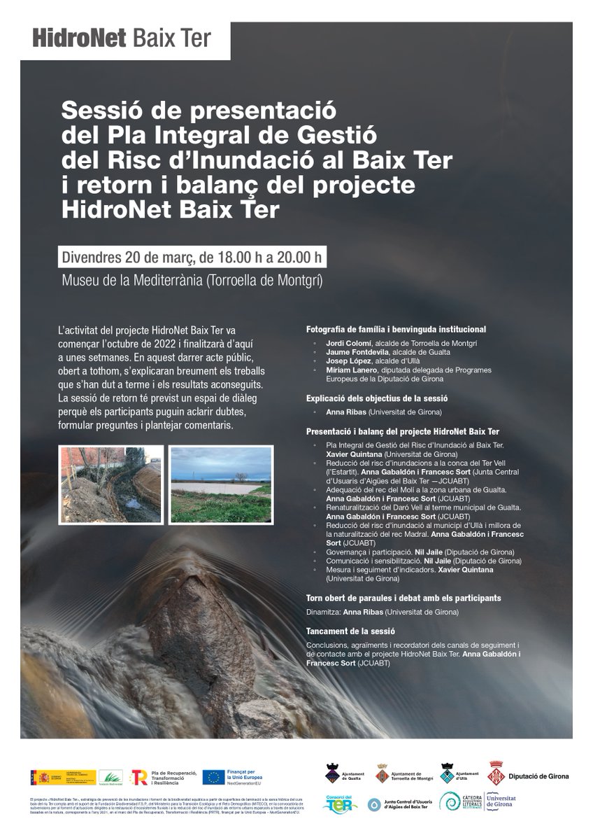 Projecte HidroNet BaixTer tweet media