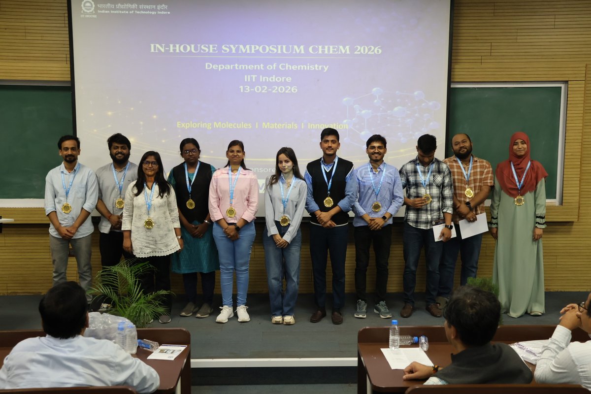 Department of Chemistry, IIT Indore tweet media