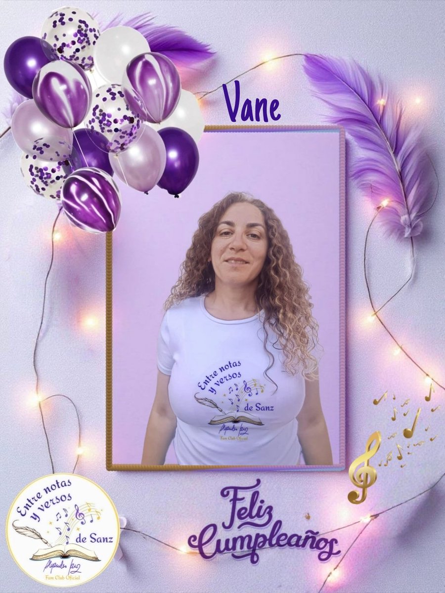 Hoy celebramos la vida! 
Hoy es tu día <a href="/VANESNU/">VANESSA</a>
Feliz vuelta al sol!! 🎂🥳
En la familia de <a href="/NotasVersosSanz/">Entre Notas y Versos de Sanz</a> estamos de fiesta, te unes @alejandrosanz ?
#CumpleSanzero #EntreNotasYVersosDeSanz