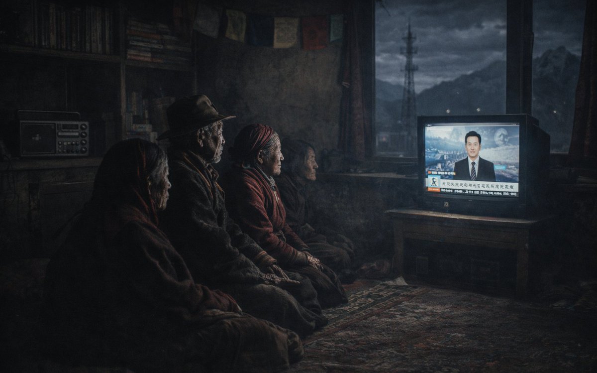 PDorje5's tweet photo. International Tibetan-language broadcasts decline, leaving state-controlled channels as the primary information source.
#Tibet #MediaFreedom #InformationControl @RFA_English @VOANews https://t.co/Yj8QqQUhtl