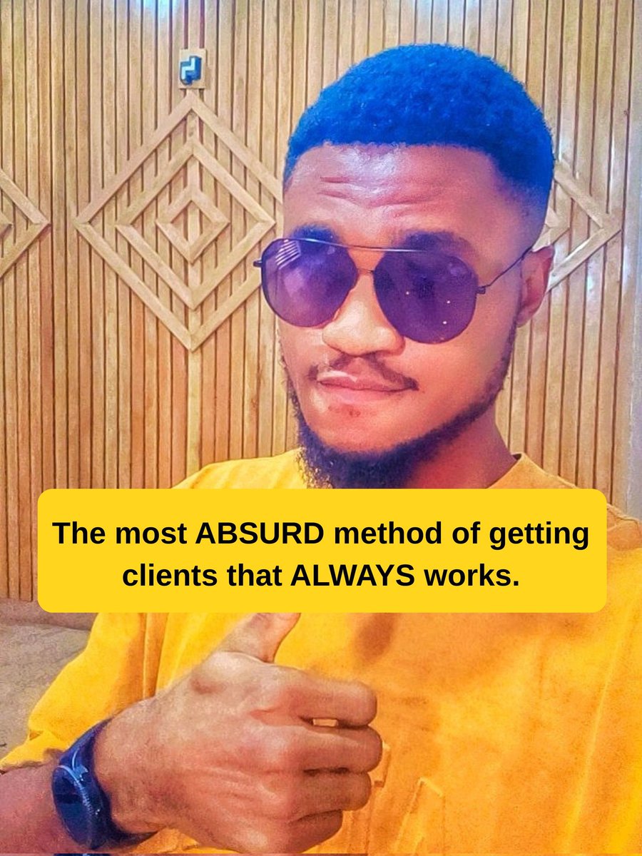 DehChukwuka's tweet photo. I use this ABSURD method to get clients every quarter.
Use now if you need a client in 30 days.

Hey Neighbor.

If you are a marketer (content, email, social), copywriter or skilled professional...

And you need a client within 30 days.
I recommend you apply. It has never failed me once:

1. I join 3 Slack communities (It can be Facebook or LinkedIn groups too)

2. In these 3 communities, my ideal clients are everywhere. I make sure of it before joining.

3. I spend the next 30 days answering questions. Sharing free resources. Giving feedback.

One hour daily. Just 1 neighbor.

DO NOT PITCH ANYONE.

4. Make sure my profile bio is set to:
"[My service]" | Currently helping [recognizable client] with [specific result]."

Content marketer | Currently helping tech founders write winning blog posts and emails to grow their business revenue.

Now watch the DMs roll in. Patient pays here.

My question to you is:
1. Can you do this daily for 30+ days
2. Can you provide elite answers and feedbacks to their questions?

If your answer is yes, then go for it. I believe in you.

Good luck neighbor.