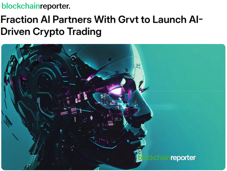 Gravvy agent featured by <a href="/blockchainrptr/">Blockchain Reporter</a>