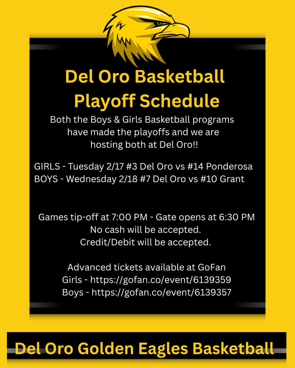 Del Oro Men’s Basketball tweet media