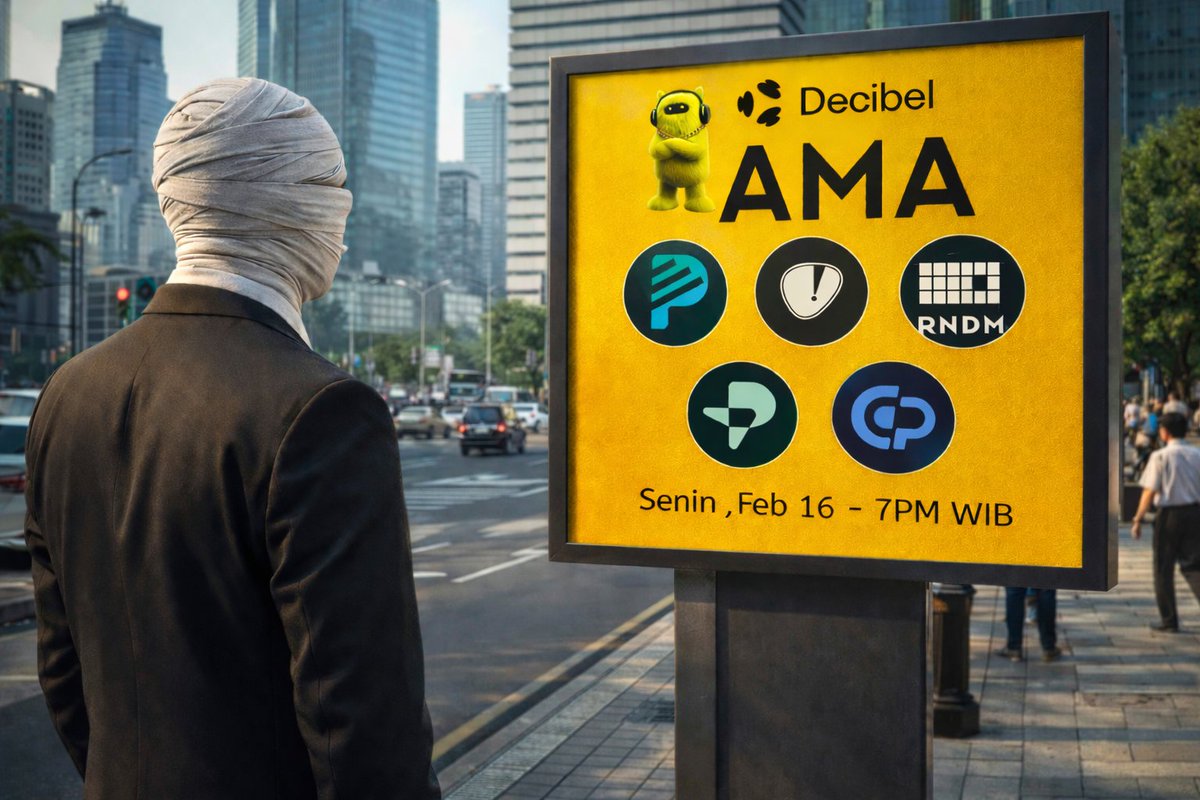 SirAxelen's tweet image. 🔊🔥 BIG JOINT AMA ALERT bersama Decibel Trade!

Siap untuk deep dive langsung dengan para builder yang sedang aktif membangun di atas open execution layer Decibel? Ini kesempatan kamu untuk dengar insight langsung, update terbaru, serta alpha tentang apa yang sedang mereka…