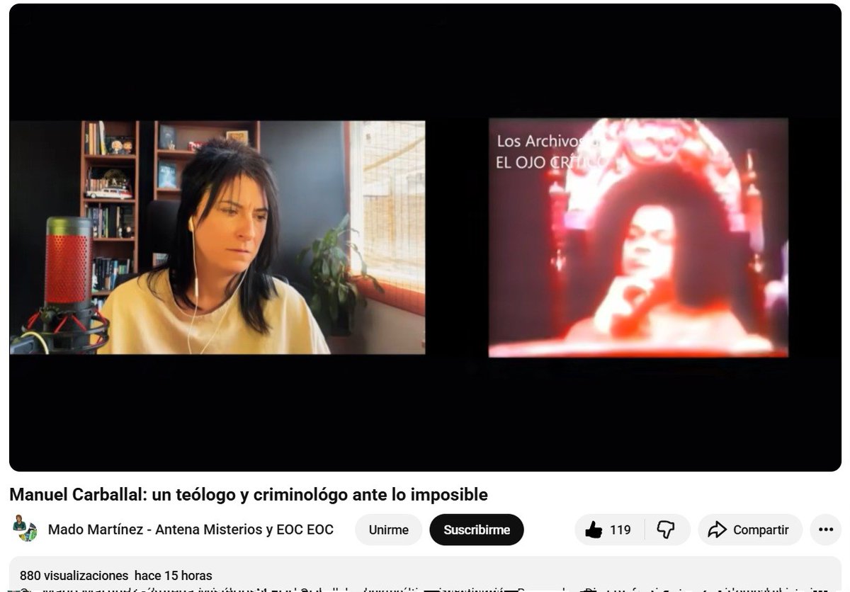 E_O_C_'s tweet photo. Es la 3ª entrevista sobre #BuscandoaDios, pero que increíble lo que ha hecho @madomartinez Y no me refiero solo a las preguntas incómodas, sino a la brutal edición del video y el increíble torrente de imágenes que acompañan nuestra conversación... https://t.co/NQKy9yS5GW https://t.co/n1rQRjSOqw