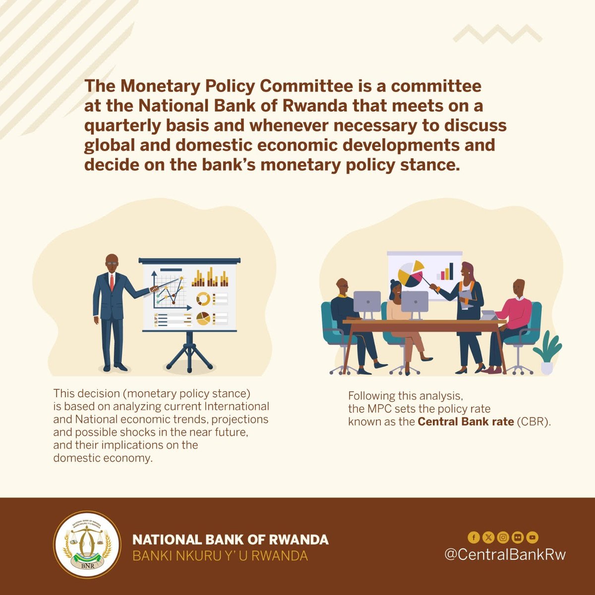 This week, the Monetary policy committee will convene to assess the domestic and global economic trends and set the Central Bank Rate (CBR) for the next three months. 

But what goes into a Monetary Policy Committee decision?

Every decision starts with a team analyzing economic