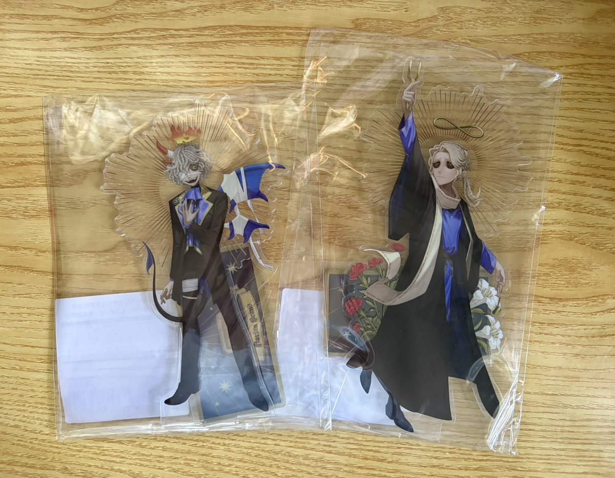 AnyTi27's tweet image. พร้อมส่ง
IDENTITY V สินค้าคอลแลปกับโรงแรมญี่ปุ่น
สแตนดี้ชิ้นใหญ่มากกชิ้นละ 690B
[ฟลอเรียน~20cm เฟรดเดอริก~23cm]
ของแท้ ค่าส่ง40B สนใจทักแชทได้เลยค่า

#ตลาดนัดไอเดน
#ตลาดนัดidentityV