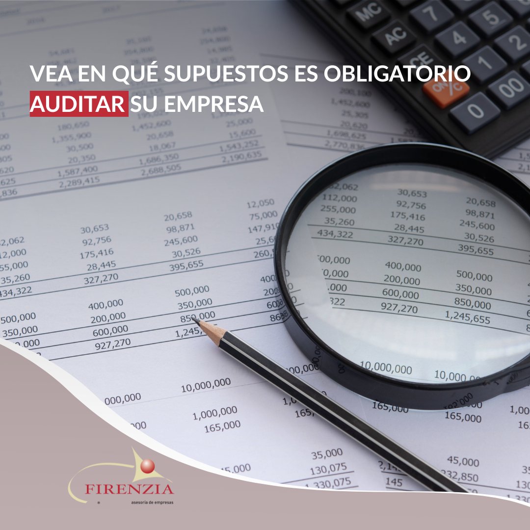 💡 Pequeña, mediana o grande: ¿sabes cuándo debes #auditar tus cuentas?

Subvenciones > 600k €

Contratos públicos > 600k € y >50% del negocio
Incluso si no superas los límites normales… tu auditor podría ser obligatorio.

Más info 👉firenzia.clientlink.es/noticia-del-di…

#firenziaasesoría