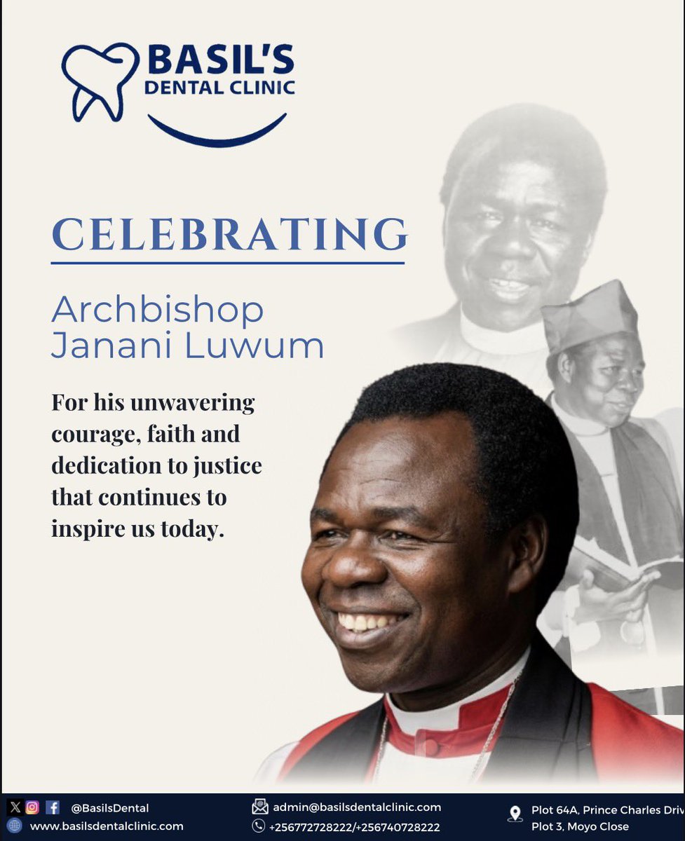 BasilsDental's tweet photo. Archbishop Janani Luwum continues to inspire us with his courage, faith and dedication to Justice. We remember him today. https://t.co/N057Ssz3It