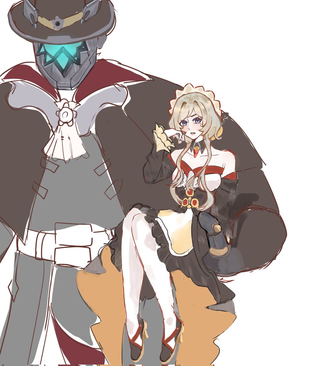 W.i.p
I cannot draw robots at all
#GenshinImpact #Sandrone