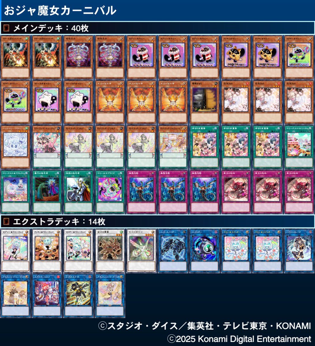 ドレミコードヤミー】でマスター1。 初動多くて制圧盤面クソ強くて手札