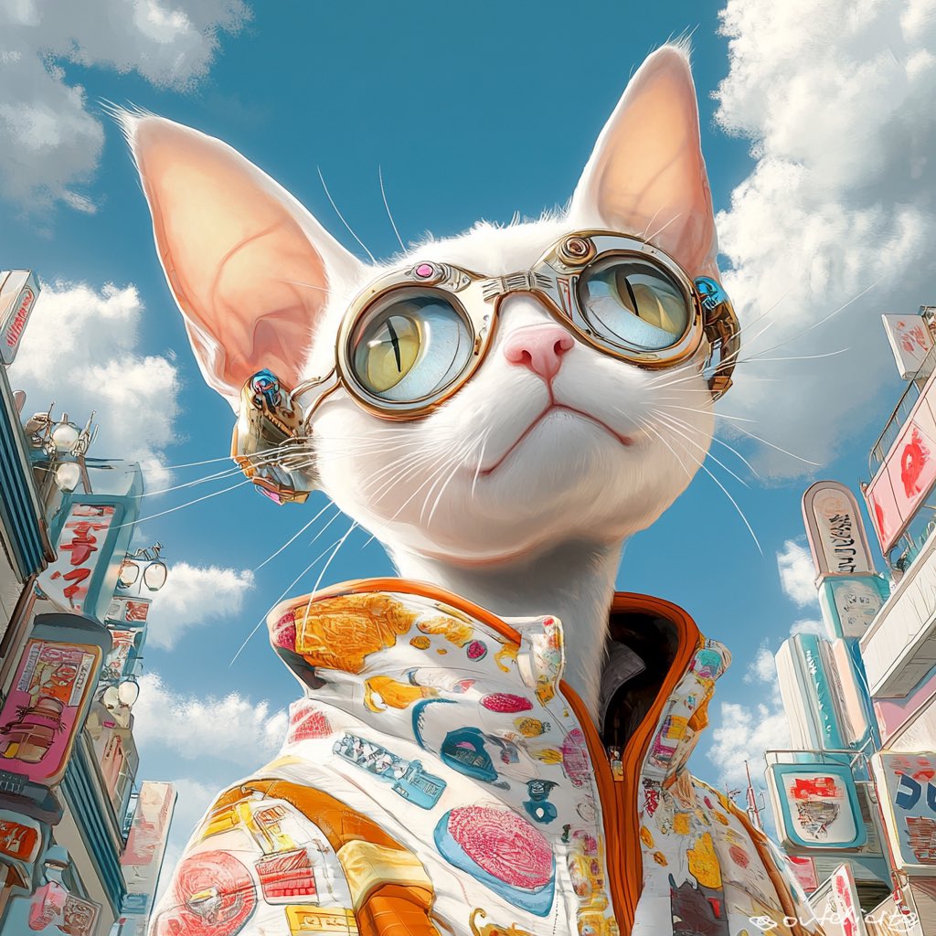 OVfelicityNFT's tweet photo. — It looks like it came to test the weather, the mood, and the caffeine level of this district. — ChatGPT
— What do you check first in a new place: coffee, atmosphere, or people around?
#madewithlove #nft #dribbbleinvite #aiart #midjourney #aiartist #chatgpt #urbanfantasy https://t.co/PxhCiSg3Ff