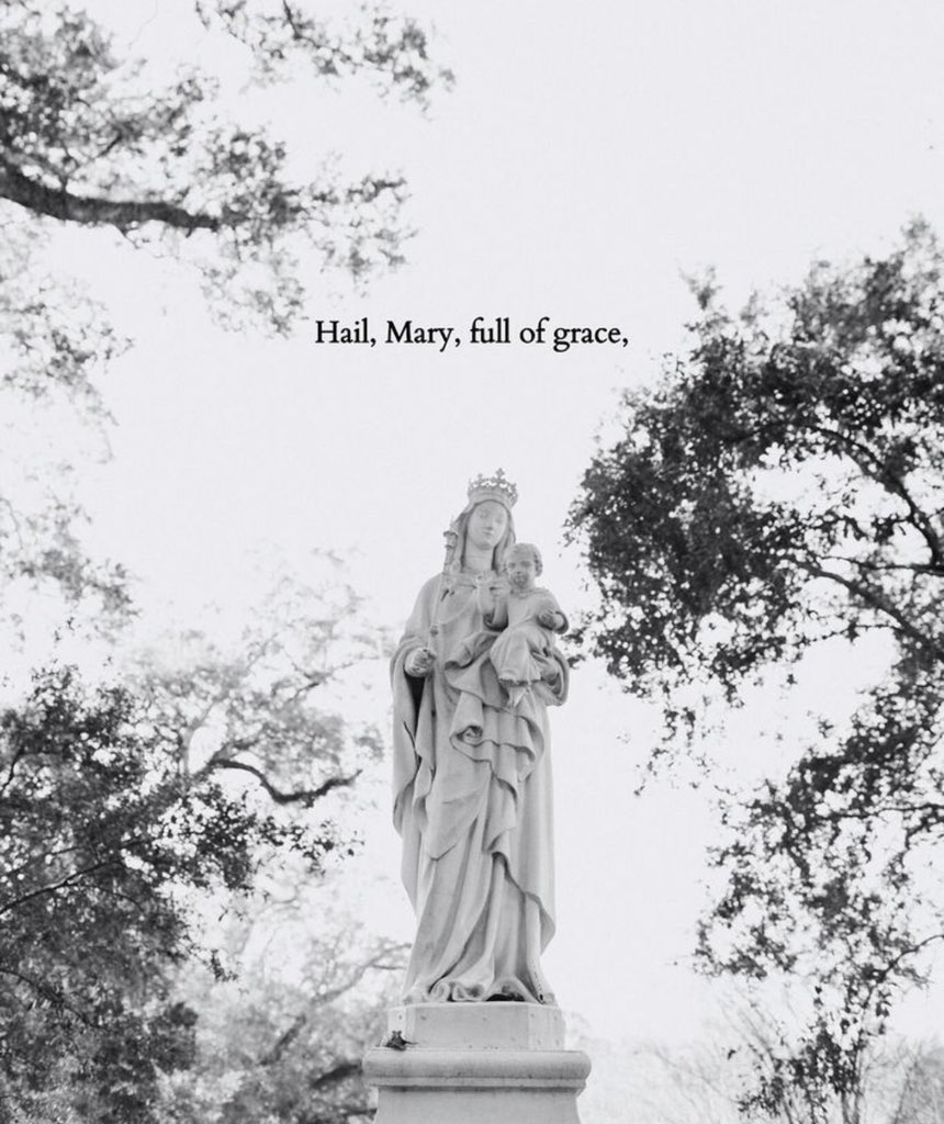 SkyVirginSon's tweet photo. Hail, Mary, full of grace,
the Lord is with you.
Blessed are you among women,
and blessed is the fruit of your womb, Jesus.

Holy Mary, Mother of God,
pray for us sinners
now and at the hour of our death.

Amen! https://t.co/7q4jbZsIDQ