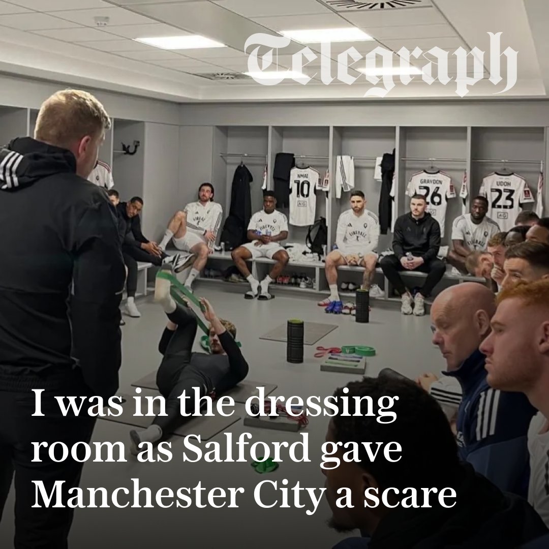 👀 Telegraph Sport saw first-hand how a League Two side prepares for battle with one of Europe’s footballing giants

<a href="/JBurtTelegraph/">Jason Burt</a> has the full story ⤵️
telegraph.co.uk/football/2026/…