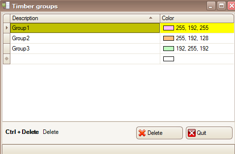 Do you know, that you can define custom timber groups? Results are calculated according to those groups afterwards! more at cutlog.com/c/tg #timber #lumber #sawnwood #sawmill #wood #sawmillbusiness